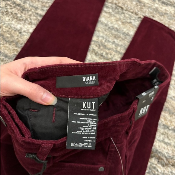 KUT From The Kloth Diana Skinny Jeans Sz 2 | KUT Diana Corduroy Skinny Jeans NWT - Picture 10 of 15